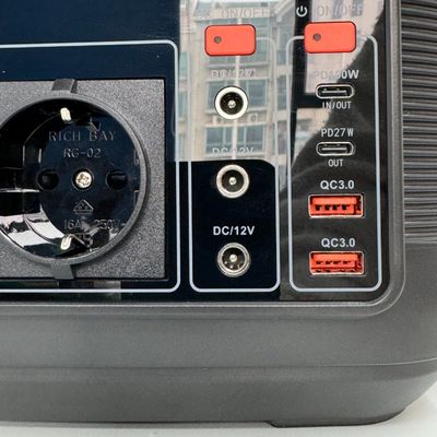 288wh نیروگاه خورشیدی چند منظوره با ظرفیت اسمی 576wh و شارژ 600W