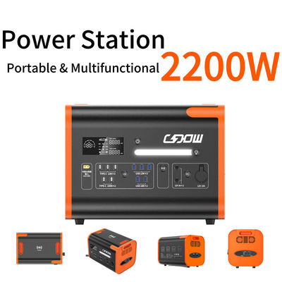نیروگاه برق قابل حمل خانگی 2200W ژنراتور خورشیدی با قدرت بالا