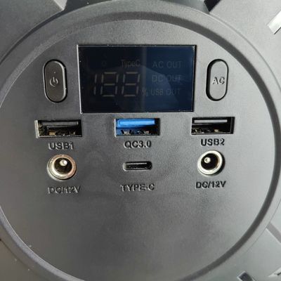ژنراتور خورشیدی قابل حمل 200 وات با USB1/USB2 صادرات و ظرفیت نامی 173wh