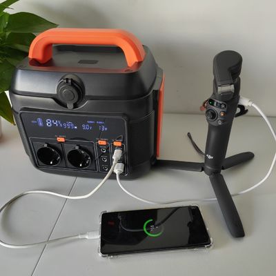 600W/576wh ایستگاه الکتریکی قابل حمل چند عملکردی مستقیم با خروجی Pd27W نوع C2