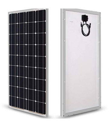 100W32 ماژول خورشیدی فتوولتائیک سیلیکون تک کریستال با قاب آلومینیومی مناسب برای خانه RV Marine