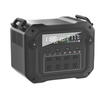 3600W خالص موج سینوس ایستگاه برق قابل حمل LiFePO4 ذخیره انرژی خورشیدی BMS باتری تامین