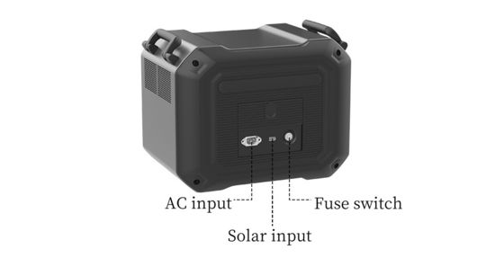 3600W خالص موج سینوس ایستگاه برق قابل حمل LiFePO4 ذخیره انرژی خورشیدی BMS باتری تامین