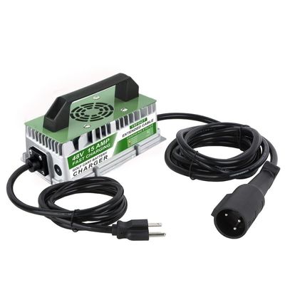 شارژر ضد آب IP67 800W LiFePO4 شارژر سریع هوشمند DC برای فورتکلیف / گلف کار