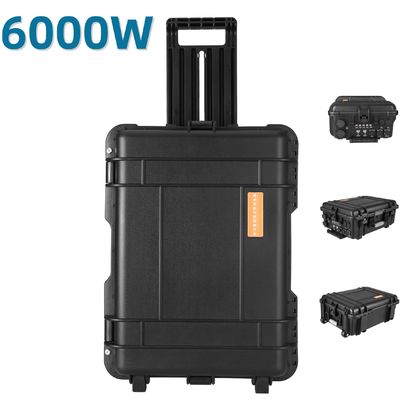 3000W 4000W 5000W 6000W ایستگاه برق پشتیبان اضطراری خانه با باتری لیتیوم ترنری