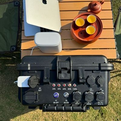 LT-50 منبع برق خورشیدی 5000W ایستگاه برق قابل حمل با مواد شیل آلبوم ABS