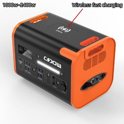 LiFePO4 220V 2048wh استیشن برق قابل حمل موج سینوس خالص برای کمپینگ در فضای باز
