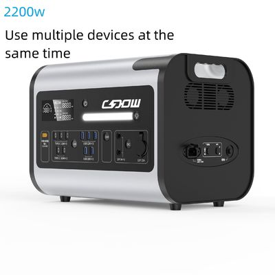 LiFePO4 220V 2048wh استیشن برق قابل حمل موج سینوس خالص برای کمپینگ در فضای باز
