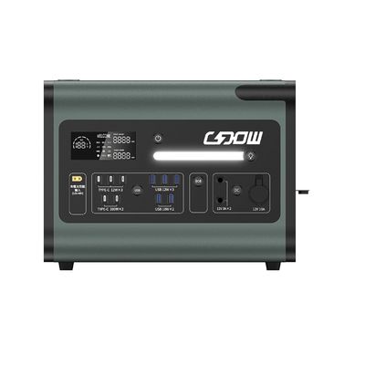 LiFePO4 باتری لیتیوم 2200W AC ژنراتور خورشیدی ایستگاه برق قابل حمل برای اورژانسی