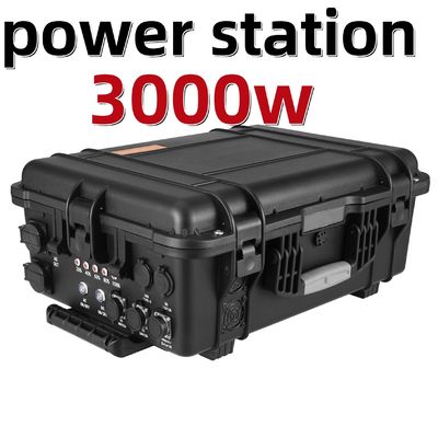 100-120V-3000W50Hz/60Hz قدرت خروجی تنظیم شده در فضای باز کمپینگ محوطه برق چرخ دار