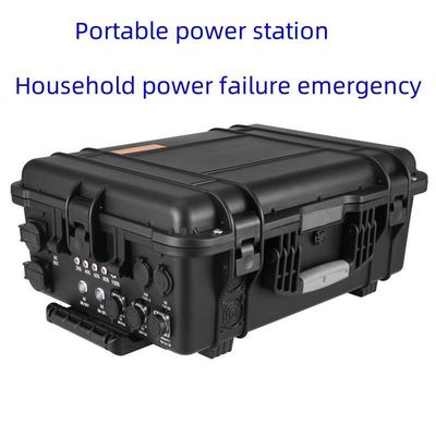 تمام نوع سوکت 3000W LiFePO4 باتری ایستگاه برق قابل حمل با حداکثر قدرت 6000W