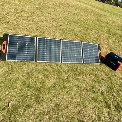 نیروگاه حمل و نقل ژنراتور خورشیدی 2200 وات برای شارژ AC / DC / PV و ظرفیت بزرگ
