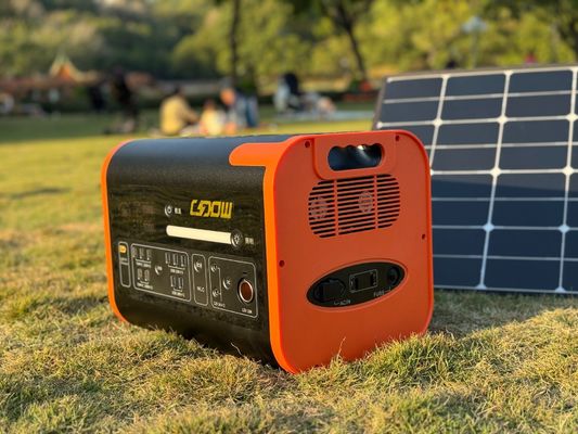 1500W لیتیوم آهن فوسفات باتری نیروگاه خورشیدی برای اصلی و 800W شارژ خورشیدی