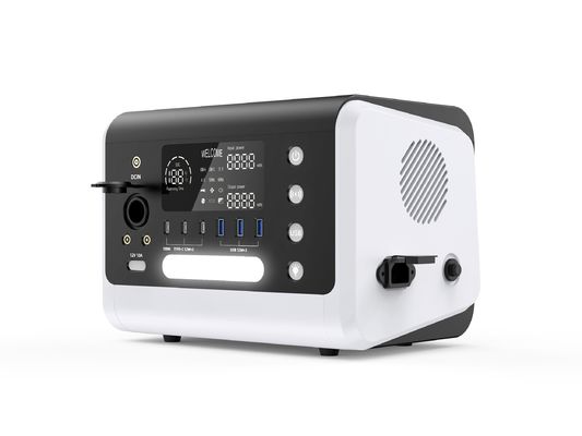 600W ایستگاه باتری ذخیره انرژی خورشیدی کوچک همراه با خروجی DC 12V/10A HT06