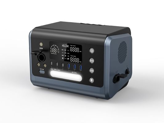 600W نیروگاه خورشیدی قابل حمل برق AC با 12W * 3 خروجی USB و HT06
