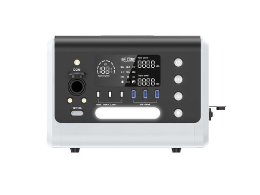 600W نیروگاه خورشیدی قابل حمل برق AC با 12W * 3 خروجی USB و HT06