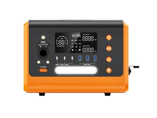 600W نیروگاه خورشیدی قابل حمل برق AC با 12W * 3 خروجی USB و HT06