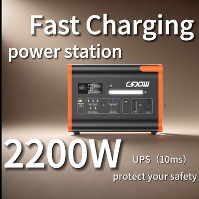 موج سینوس خالص 2000W ژنراتور انرژی خورشیدی LiFePO4 باتری و حفاظت BMS