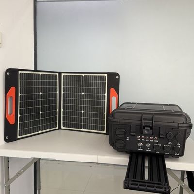 نیروگاه خورشیدی قابل حمل 3000 وات با قدرت بالا و ظرفیت بزرگ در سیاه