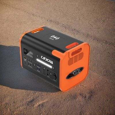 LiFePO4 باتری اورژانسی کمپینگ ژنراتور خورشیدی 1000W 2200W ایستگاه برق قابل حمل