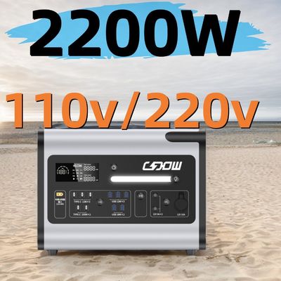 2000W نیروگاه خورشیدی برای خانواده اضطراری باتری LiFePO4 و حفاظت BMS امن