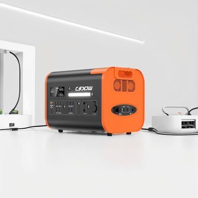 ایستگاه برق قابل حمل با قدرت بالا با باتری LiFePO4 و شارژ سریع دوگانه 2200W