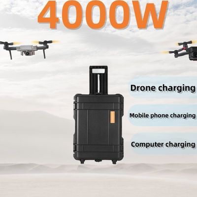 تمام باتری های خورشیدی سازگار 4000W شارژ در ایستگاه برق قابل حمل انرژی Uav