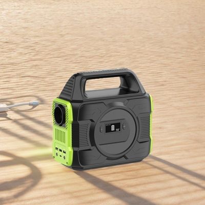 ایستگاه برق قابل حمل شارژ 110/220V AC با صفحه نمایش LCD و باتری لیتیوم 300W