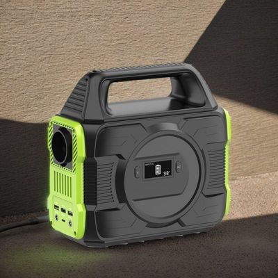 ایستگاه برق قابل حمل شارژ 110/220V AC با صفحه نمایش LCD و باتری لیتیوم 300W