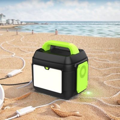 ۵۷۶wh ورودی خورشیدی ایستگاه برق قابل حمل ۶۰۰W کمپینگ در فضای باز USB C-type DC AC Output