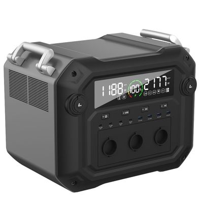 1200W شارژ 2500W ژنراتور خورشیدی با قدرت بالا برای ایستگاه برق قابل حمل خانگی