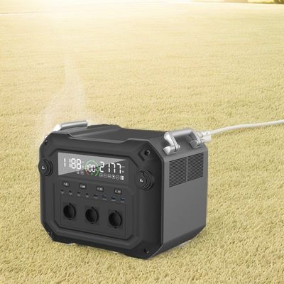 1200W شارژ 2500W ژنراتور خورشیدی با قدرت بالا برای ایستگاه برق قابل حمل خانگی
