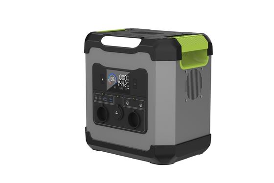 2000W شارژ سریع MPPT LiFePO4 باتری اینورتر تمام در یک سیستم خورشیدی خارج از شبکه با سوکت خروجی AC بریتانیا