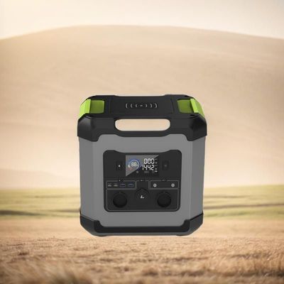 2000W AC خروجی ایستگاه برق قابل حمل 1680wh باتری لیتیوم ژنراتور خورشیدی برای فضای باز
