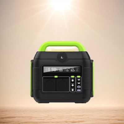 باتری لیتیوم ترنری 576wh ایستگاه برق خورشیدی قابل حمل 600W برای کمپ و اورژانسی