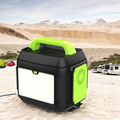 مرکز برق خورشیدی قابل حمل 600W باتری لیتیوم ترنری رنگ قابل تنظیم