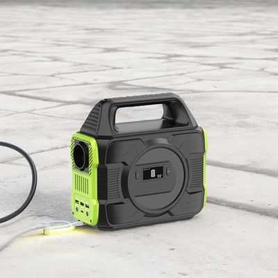 ژنراتور اورژانسی در فضای باز و قابل حمل برای برق خانوادگی صفحه نمایش کریستال مایع 300W/288wh