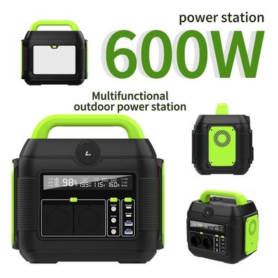 600W کمپینگ در فضای باز ایستگاه برق قابل حمل باتری قابل برداشت ممکن است استاندارد آمریکایی نباشد