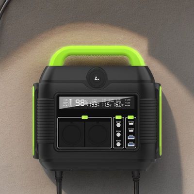رنگ قابل تنظیم 600W 576wh ژنراتور خورشیدی خانگی 110V 220V برای فعالیت های بیرونی
