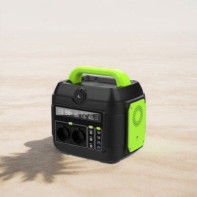600W 110V/220V باتری لیتیوم ایستگاه برق خورشیدی قابل حمل برای محیط زیست دوستانه در فضای باز