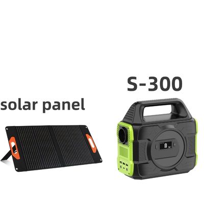 300W پانل خورشیدی قابل حمل خانه مینی سیستم خورشیدی اینورتر بازیافت و سفارشی