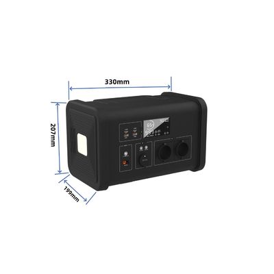 12V-13V/10A DC Output 700W/537.6wh نیروگاه حمل و نقل برای کمپینگ و انرژی خورشیدی