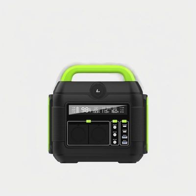 نشان دادن صفحه نمایش کریستال مایع 600W برق شارژ سریع ژنراتور اضطراری مینی با سوکت EU AC
