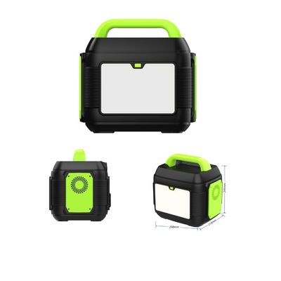 Un AC Socket 600W روشنایی قابل شارژ قابل حمل ایستگاه برق موبایل ژنراتور خورشیدی