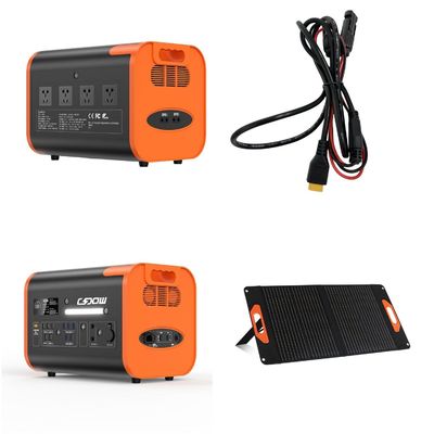 800W Max اتومبیل و شارژ خورشیدی UPS ایستگاه برق قابل حمل برای اضطراری RV خانگی