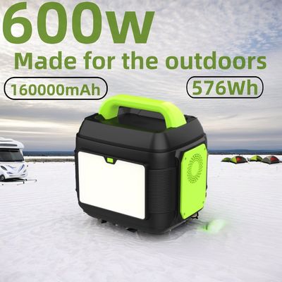 ژنراتور خورشیدی حرفه ای 600W 576Wh / 14.4V / 40Ah / 160000mAh با MPPT