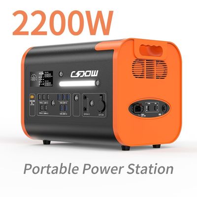 شارژ بی سیم 15W 2000Wh ایستگاه برق قابل حمل برای خانه و سفرهای کارآمد اتحادیه اروپا