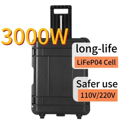 منبع برق خودرو و تلفن همراه بیرونی 3000W ژنراتور خورشیدی قابل حمل زمان شارژ 6-7h