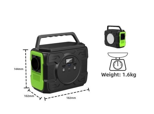 منبع برق تلفن همراه بیرونی با قدرت 200W و USB1/USB2 صادرات 5V/2.1A