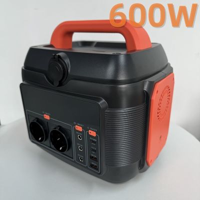 600W نوع C Pd 100W موج سینوس باتری لیتیوم محافظت از بیش از حد درجه حرارت Ja سوکت AC